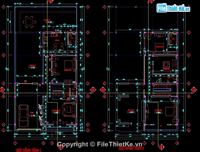 Bản vẽ,Bản vẽ autocad,Biệt thự hiện đại,Biệt thự